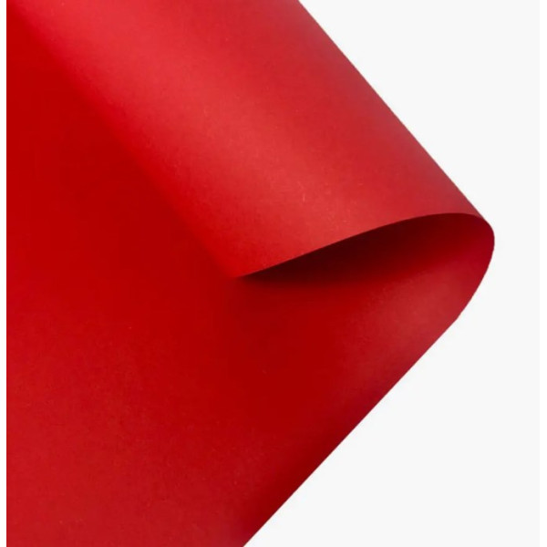 Бумага Folia Tinted Paper 130 г/м2, 50x70 см, №20 Hot red Темно-красный