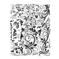 Натирка чорно-біла Cadence 17х25 см, R-006