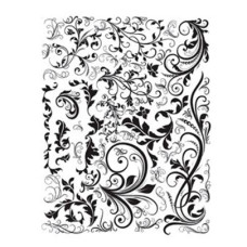 Натирка чорно-біла Cadence 17х25 см, R-006