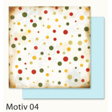 Дизайнерський папір Folia Design Papers Christmas Різдво 190 г/м2, 30,5x30,5 см №04