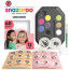 Набор для грима Snazaroo Unicorn Butterfly: 8 цветов, 1 губка, 1 кисточка, 2 трафарета, буклет