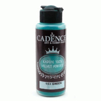 Пудра флок для ногтей бархатная, Cadence 120 мл Зеленый