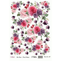 Декупажная карта на рисовой бумаге Rice Paper Decoupage Cadence, №429