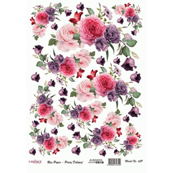 Декупажна карта на рисовому папері Rice Paper Decoupage Cadence, №429