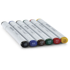 Набір спиртових маркерів Copic Sketch Set Bold Primaries 6 шт