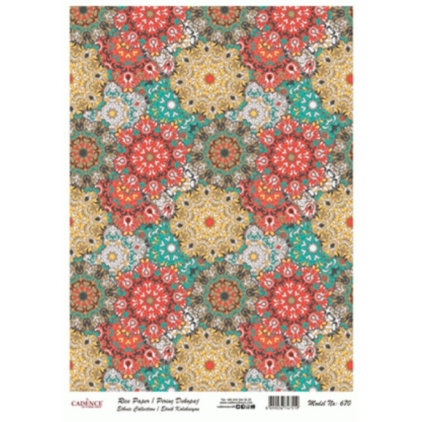 Декупажная карта на рисовой бумаге Rice Paper Decoupage Cadence, №470