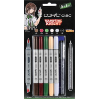 Набор маркеров темные оттенки + лайнер Copic Ciao Set 5+1 шт