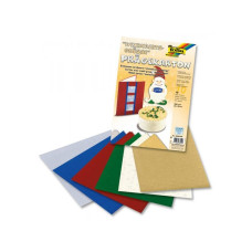 Набір паперу з тисненням Folia Texture Card embossed Christmas Greetings 220 г/м2,23x33 см Асорті 10 аркушів