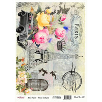 Декупажная карта на рисовой бумаге Rice Paper Decoupage Cadence, №435