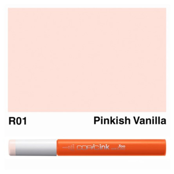 Заправка для маркерів COPIC Ink, R01 Pinkish vanilla Рожева ваніль, 12 мл