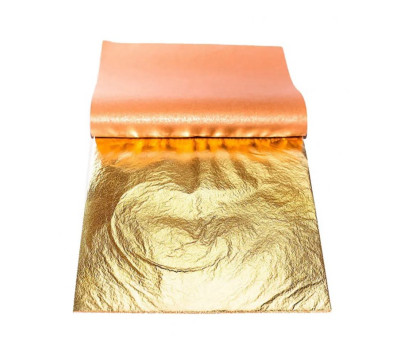 Поталь золото Imitation Metal Leaf, 14х14 см, 25 шт., Divolo