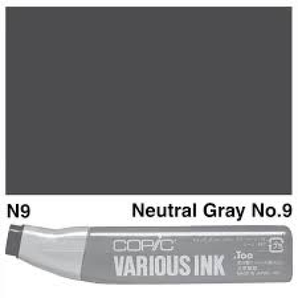 Чернила для заправки маркеров Copic Various Ink N-9 Neutral gray Нейтральный серый
