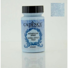 Акрилова фарба з мармуровим ефектом непрозора Marble Effect Paint Opaque Cadence №24, Морозний блакитний, 90 мл