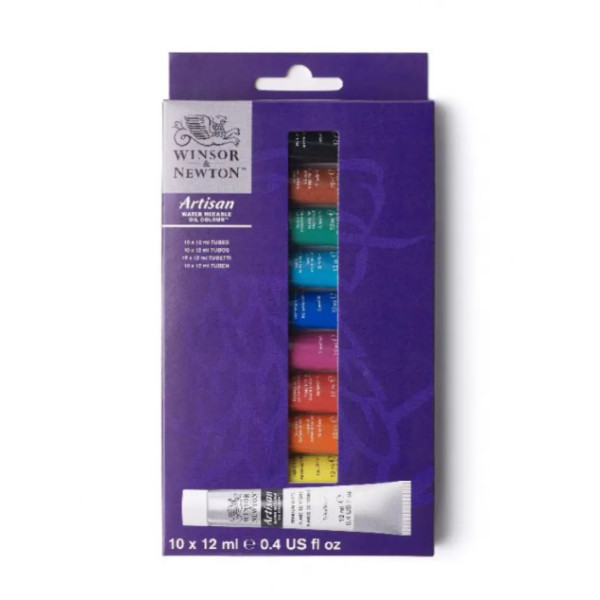 Набір водорозчинних олійних фарб Winsor Newton Artisan Water Mixable Oil Colour, 10х12 мл