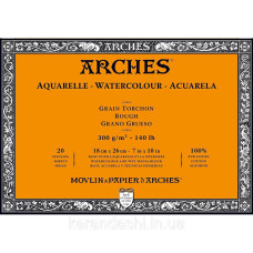 Блок для акварелі великозернистий Arches Rough Grain 300 гр, 18x26 см 20 аркушів арт 1795083