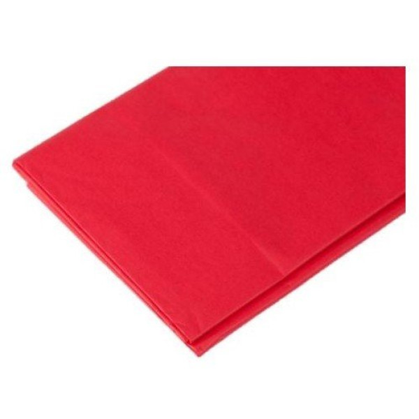 Бумага тонкая однотонная Folia Tissue Paper 20 грамм, 50x70 см (5), № 20 Red (Красный) арт. 91020