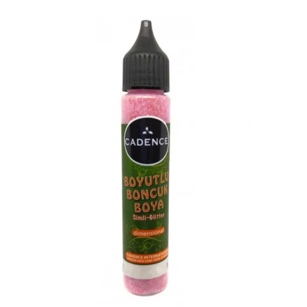 Контур глиттерный Cadence Glitter Color, Розовый, 25 мл