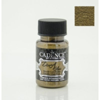 Акриловая краска металлик для стекла и керамики Cadence Dora Glass Metallic Porcelain Paint, 50 мл, № 3171 Темное золото