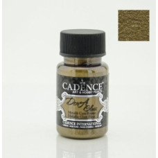 Акрилова фарба металік для скла та кераміки Cadence Dora Glass Metallic Porcelain Paint, 50 мл № 3171 Темне золото