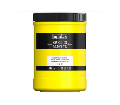 Акрилова фарба Liquitex BASICS 946 мл Кадмій жовтий світлий