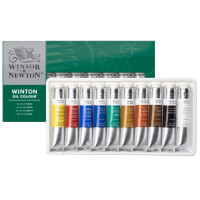Набір масляних фарб Winton Newton Oil Colour, 10 шт, туби об'ємом 21 мл у подарунковій коробці