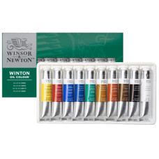 Набір масляних фарб Winton Newton Oil Colour, 10 шт, туби об'ємом 21 мл у подарунковій коробці