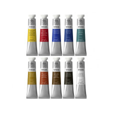 Набор масляных красок Winton Newton Oil Colour, 10 шт, тубы объемом 21 мл в подарочной коробке