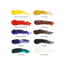 Набор масляных красок Winton Newton Oil Colour, 10 шт, тубы объемом 21 мл в подарочной коробке