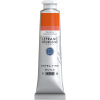 Масляная краска Lefranc Extra Fine 40 мл № 727Transparent orange Прозрачный оранжевый