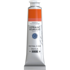 Масляная краска Lefranc Extra Fine 40 мл № 727Transparent orange Прозрачный оранжевый