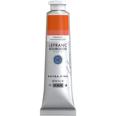 Масляная краска Lefranc Extra Fine 40 мл № 727Transparent orange Прозрачный оранжевый