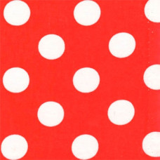 Бумага для дизайна в горошек Folia Photo Mounting Board Dots 300 г/м2, 50x70 см №02 White/Red Белые на красном
