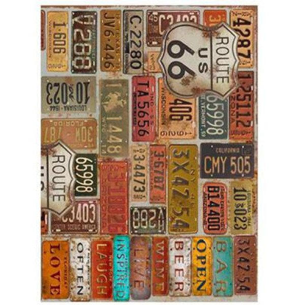 Декупажна карта на рисовому папері Cadenсe Rice Paper А4 Decoupage А4, №325