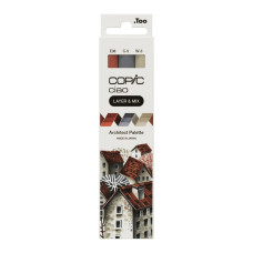 Набір маркерів Copic Ciao Set "Layer Mix" (3 шт), Architect Palette (E08+C-5+W-3)