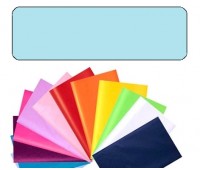 Папір обгортковий тишею однотонний Folia Tissue Paper 20 г/м2, 50x70 см, 13 аркушів, № 31 Light blue Блакитний