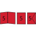 Заготовка для открытки прямоугольная Folia Cards, 220 г/м2, 10,5x15 см, № 20 Hot red Темно-красный