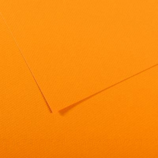 Папір для пастелі Canson Mi-Teintes, №553 Кадмій темно-жовтий (Cadmium yellow deep), 160 г/м2, 50x65 см
