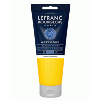 Акрилова фарба Lefranc Fine Acrylic Color 200 мл, 153 Primary yellow Основний жовтий