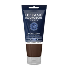 Акрилова фарба Lefranc Fine Acrylic Color 80 мл, 477 Burnt Umber Умбра палена