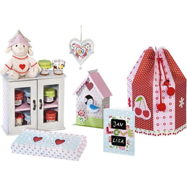Набір папір дизайнерського Folia Designers Pads 80/270 гр, 24х34 см, Midsuммер Літо, 26 аркушів