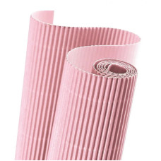 Картон гофрований Folia Corrugated board E-Flute, 50x70 см №26 Rose Світло-рожевий