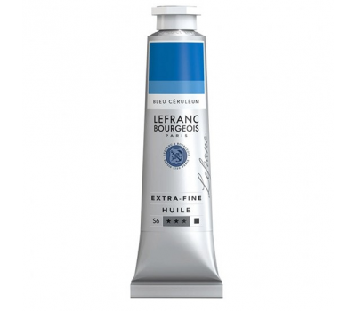 Масляная краска Lefranc Extra Fine 40 мл № 027 Cerulean blue Церулиум синий