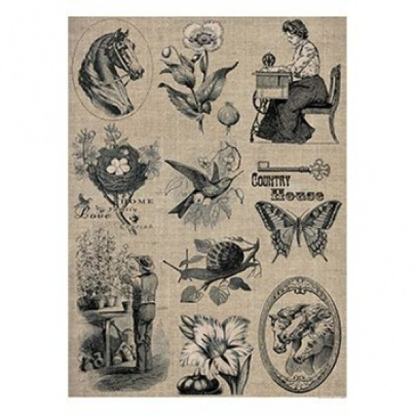 Декупажна карта Cadenсe, А4 Decoupage №212