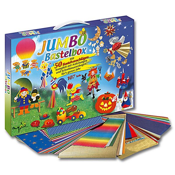 Набір дизайнерського паперу Folia Hobby Craft Giant Paper Case 107 елементів