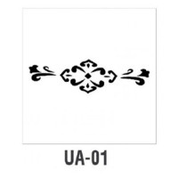 Трафарет Cadence UA Stensil, 10*25 см, UA-01