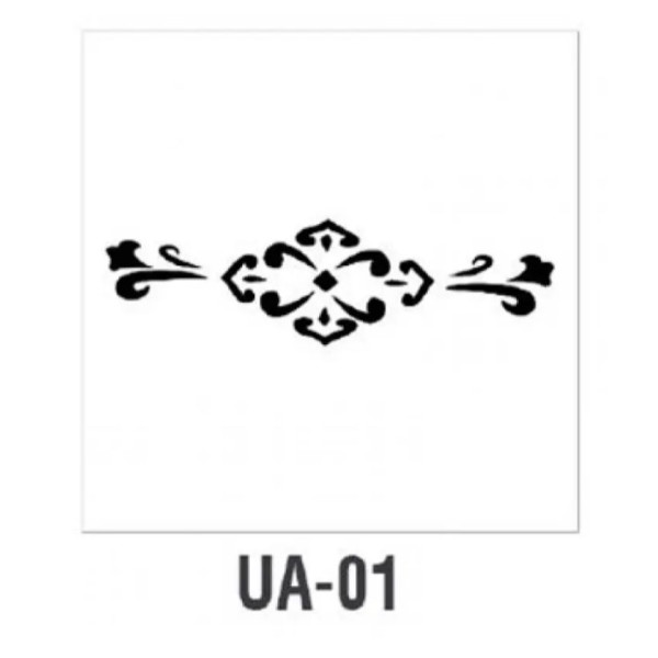 Трафарет Cadence UA Stensil, 10*25 см, UA-01