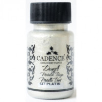 Акрилова фарба Cadence Dora Metallic, 50 мл, Платина