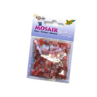 Мозаика глиттерная Folia Glitter, 45 г/м2, 5x5 мм, 700 шт, № 01 Pink Розовый