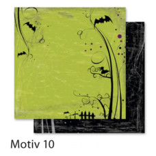 Бумага для скрапбукинга Design Papers Autumn Осень 190 г/м2, 30,5x30,5 см, №10