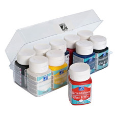 Набір фарб Lefranc по склу та кераміці Glass TileSet 10 x 50 мл assorted арт 210957